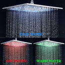 GobekUsa 16" LED Rainfall Shower Head with Color Changing Lights.