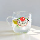 GobekUsa Killer Whale Glass Coffee Mug 350ml: Cute Polar Bear Tea Cup Heat Resistant Glass Beer Mug