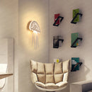 GobekUsa LED Jellyfish Wall Lamp for Modern Indoor Decor, Nordic Bedside Sconce