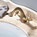GobekUsa Dual Handle Brass Basin Faucet for Bathroom Vanity Sink
