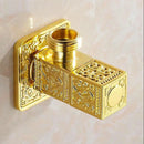 GobekUsa Brass Bathroom Angle Stop Valve Antique Finish Filling Valves JM525