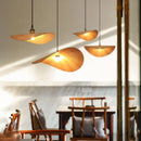 GobekUsa Bamboo Zen Tea Room Chandelier: Unique LED Dining Room Lighting