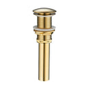 GobekUsa Brass Black Vessel Sink Pop Up Drain Stopper With Overflow – HJ-0618H