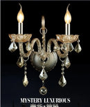 GobekUsa Crystal Cognac Wall Lamp for Luxury Living Room and Bedroom