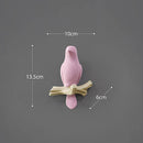 GobekUsa Bird Resin Hanger: Living Room Coat Towel Hat Holder and Kitchen Hook