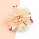 GobekUsa 10pcs Silk Gerbera Decorative Flowers for Home Wedding DIY - Fake Stamen Brooch