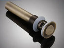 GobekUsa Brass Pop Up Bathroom Basin Waste Drain With Overflow/Without Overflow
