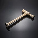 GobekUsa Antique Brass Round Siphon P-Trap Bathroom Vanity Basin Pop-Up Drain