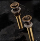 GobekUsa Brass Bathroom Sink Push-down Pop Up Drain - High Quality Lavatory Faucet Accessories