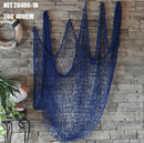 GobekUsa Decorative Fishing Net Wall Hanging - Mediterranean Style Nautical Home Decor