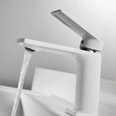 GobekUsa Brushed Nickel Bathroom Sink Faucet Single Handle Basin Mixer Tap