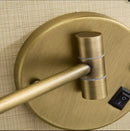 GobekUsa Bronze Brass Wall Mounted 8" LED Makeup Mirror 3X/1X Magnification