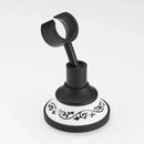 GobekUsa Black Brass Swivel Handheld Shower Mount Bracket Holder - Bathroom Accessory