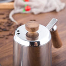 GobekUsa Gooseneck Stainless Steel Pour Over Kettle with Wooden Handle