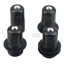 GobekUsa E27 Socket Lamp Base Switch 4A, 250V Black Fitting Bulb Holder Socket