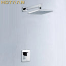 GobekUsa Brass Lanos Rain Shower Set, Bath Mixer Wall Tap for Hotels