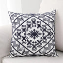 GobekUsa Aztec Embroidery Canvas Cushion Cover 45x45cm