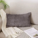 GobekUsa Corduroy Flocking Velvet Pillow Cover 40x60cm