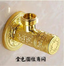 GobekUsa Brass Bathroom Angle Stop Valve Antique Finish Filling Valves JM525