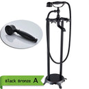GobekUsa Antique Brass Freestanding Bathtub Filler with Hand Shower
