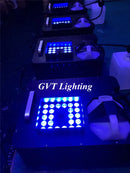 GobekUsa 1500W RGB 3-in-1 DMX LED Fog Machine with Colorful Effects