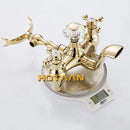 GobekUsa Gold Finish Bath Tub Faucet with Ceramic Handle and Handheld Shower AI-5329