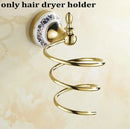 GobekUsa Golden Polished Porcelain Bath Hardware Set for Bathroom Essentials