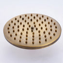 GobekUsa 8" Antique Brass Rainfall Shower Faucet Head for Refreshing Showers