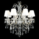 GobekUsa Elegant Crystal Chandelier for Living Room Dining Bedroom