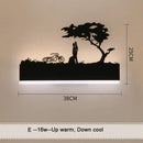 GobekUsa Animal Wall Lamps: Upside Warm Down Cool Lighting for Living Room and Bedside