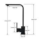 GobekUsa Kitchen Faucet: Brushed Gold/Nickle/Black Hot Cold Mixer Crane Water Tap