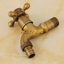 GobekUsa Antique Brass Finish Wall Mount Garden Bibcock Faucet