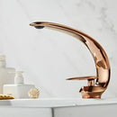 GobekUsa Basin Faucet: Rose Gold/Black/Gold Bathroom Sink Mixer Tap made of Brass