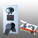 GobekUsa Digital Shower Mixer with Intelligent Display Control - Chrome Finish