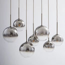 GobekUsa Gradient Glass Ball Pendant Light for Kitchen Dining Living Room