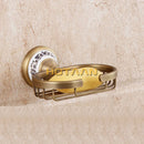 GobekUsa Antique Brass Soap Holder: Pure Copper Bathroom Soap Basket