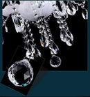 GobekUsa Crystal Chandelier with 18 White Arms LED Candle Lights suitable for Living Bedroom