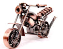GobekUsa 14cm Retro Motorcycle Model Metal Figurine Home Decor & Toy