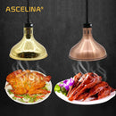 GobekUsa 250W Electric Heat Lamp Food Preservation Pendant Light