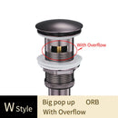 GobekUsa Brass Bathroom Sink Pop Up Drain for Lavatory Basin - HJ-0618F