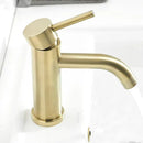 GobekUsa Bath Set: Towel Rack, Corner Shelf, Paper Holder, Mixer Faucet - Brushed Matt Gold