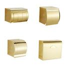 GobekUsa Bathroom Paper Phone Holder Shelf Towel Rack Toilet Tissue Box Silver Gold