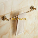 GobekUsa Antique Brass Single Towel Bar, Wall Mounted Bathroom Holder