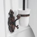 GobekUsa Brass Wall Mounted Toilet Brush Holder Set Luxury Bathroom Accessories CleanWF-88809