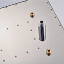 GobekUsa 20" LED Rainfall Shower Head in Chrome & Brushed Nickel