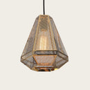 GobekUsa LED Pyramid Pendant Lamp: Modern Diamond Drop Light for Bedroom & Restaurant
