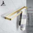 GobekUsa Gold Bath Hardware Set: Towel Ring, Toilet Brush Holder - WF-552200