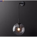 GobekUsa Glass Ball LED Wall Lamp - Nordic Modern Bathroom Sconce