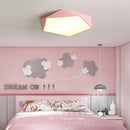GobekUsa Geometric Dimmable LED Ceiling Lamps for Living Room Aisle Balcony Lighting