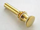 GobekUsa Brass Pop Up Bathroom Basin Waste Drain With Overflow/Without Overflow